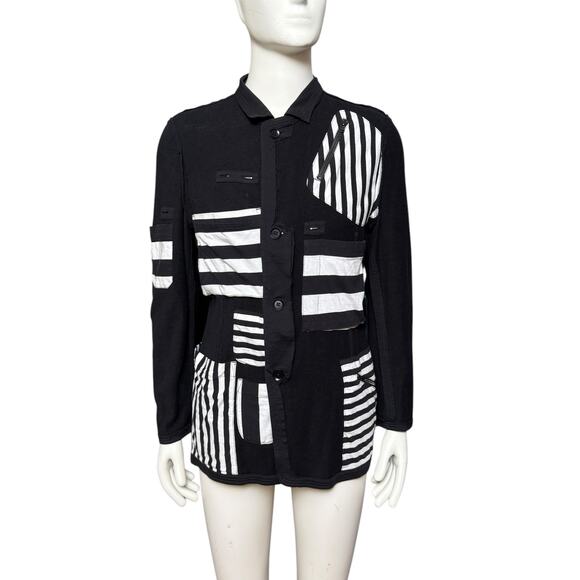 Y-3 Yohji Yamamoto Vintage Men Reversible Jacket Size Large 100% Cotton - Picture 1 of 16